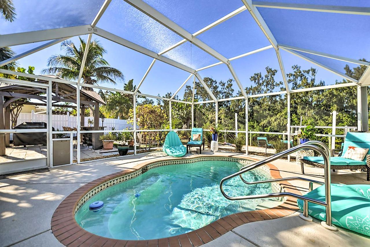 Waterfront Bradenton Home Heated Pool And Fire Pit Exterior foto
