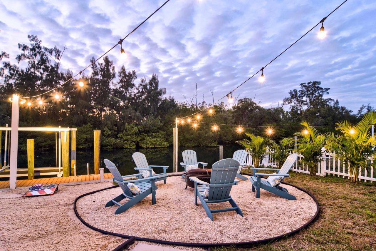 Waterfront Bradenton Home Heated Pool And Fire Pit Exterior foto